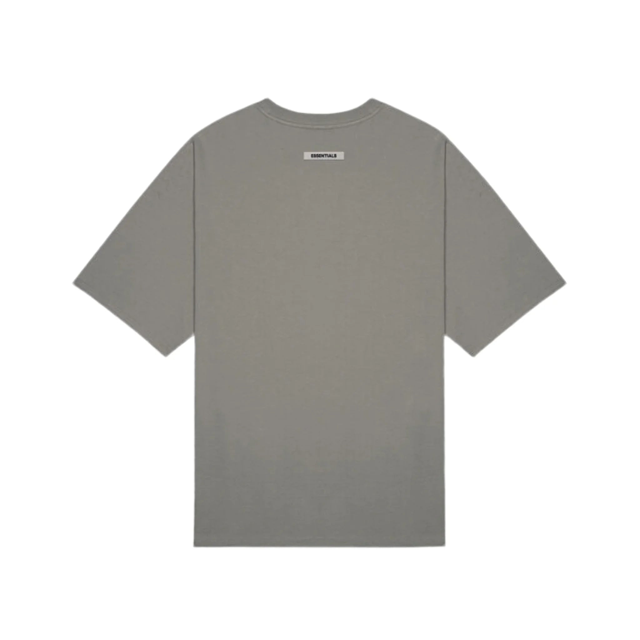 Fear of God Essentials Boxy T-Shirt Applique Logo Gray Flannel/Charcoal