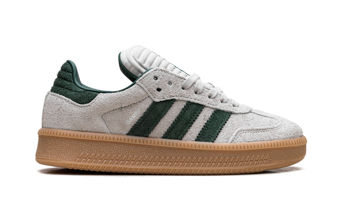 adidas Samba XLG Putty Grey Collegiate Green