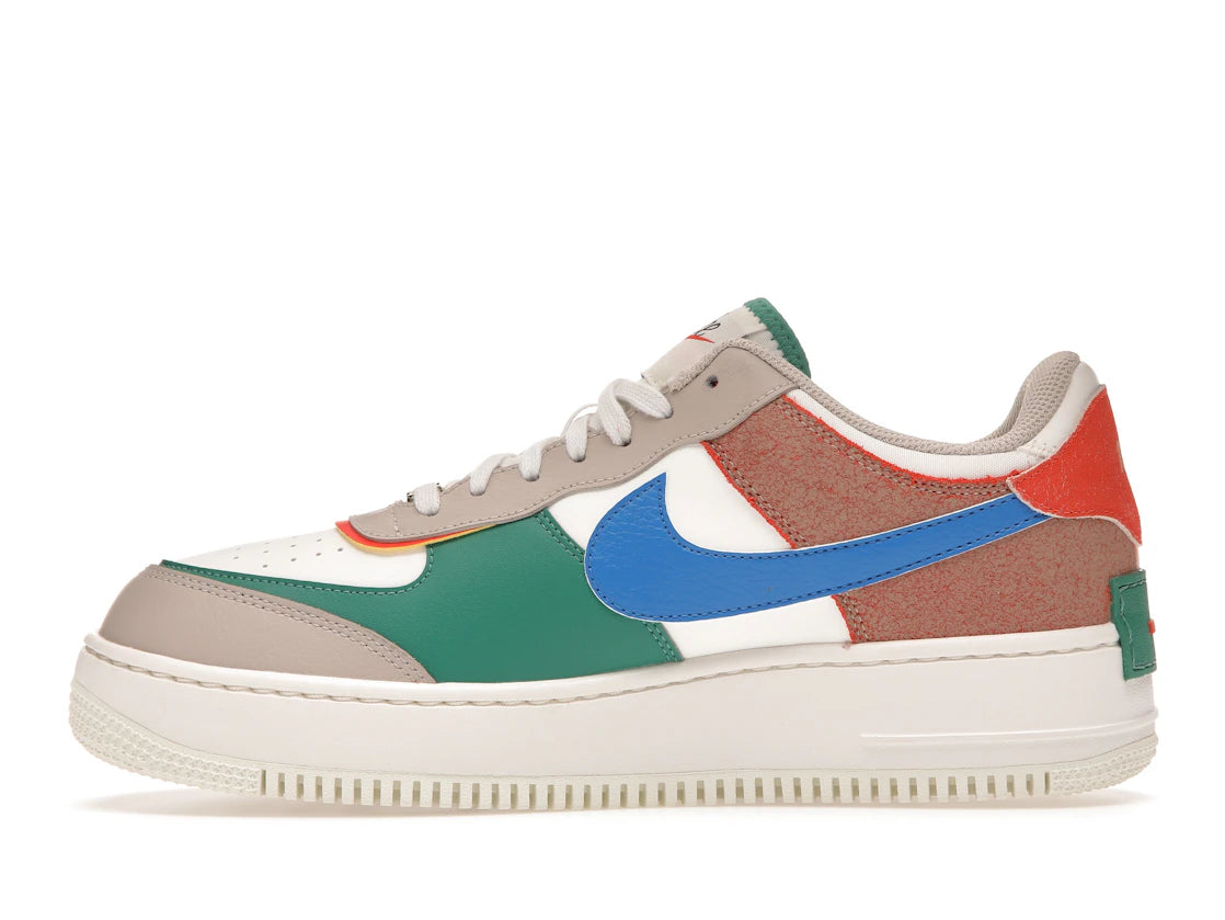 Nike Air Force 1 Low Shadow Sail Signal Blue Green (Women's)
