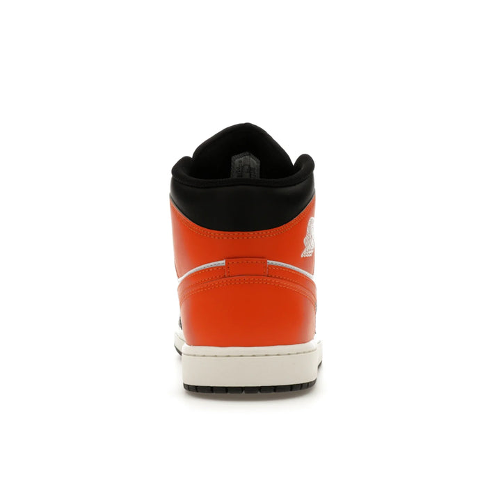 Jordan 1 Mid Black Toe Starfish