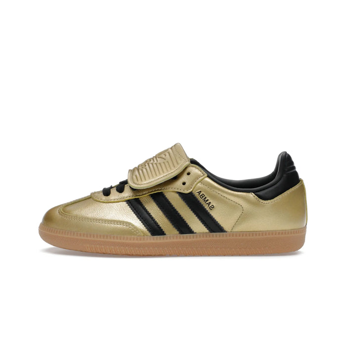 adidas Samba LT Gold Metallic Black Gum (Women's)