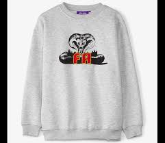 Fucking Awesome Snake Crewneck Heather Grey