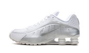 Nike Shox R4 White Bright Crimson Metallic Silver