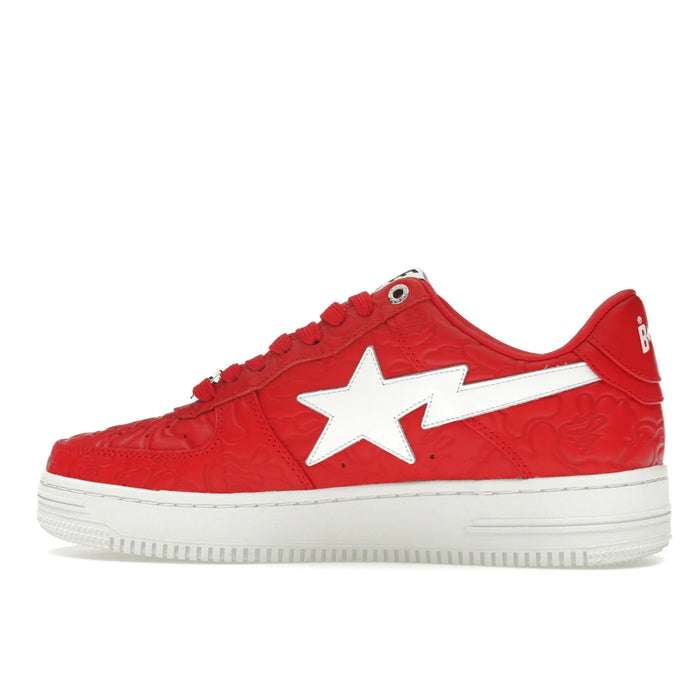 A Bathing Ape Bape Sta Low #3 Line Camo Red