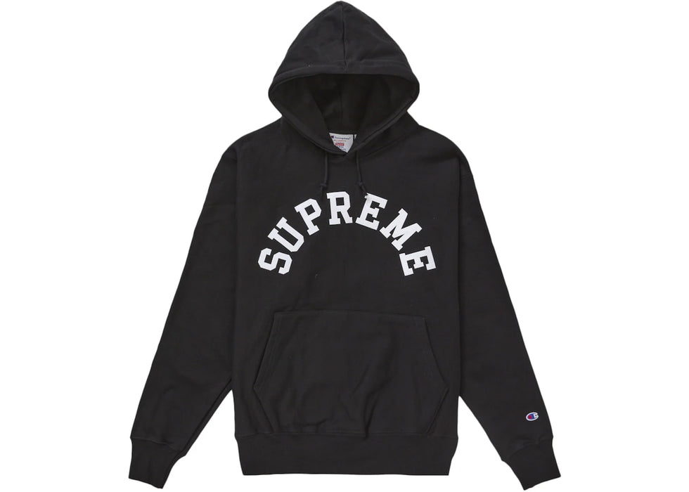 Supreme Champion Hooded Sweatshirt (SS25) Black