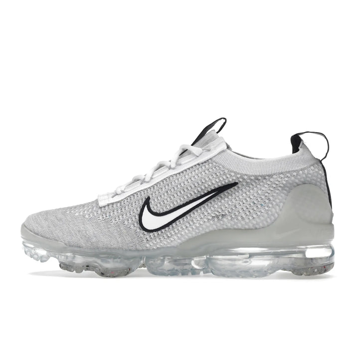Nike Air VaporMax 2021 FK White Black Metallic Silver