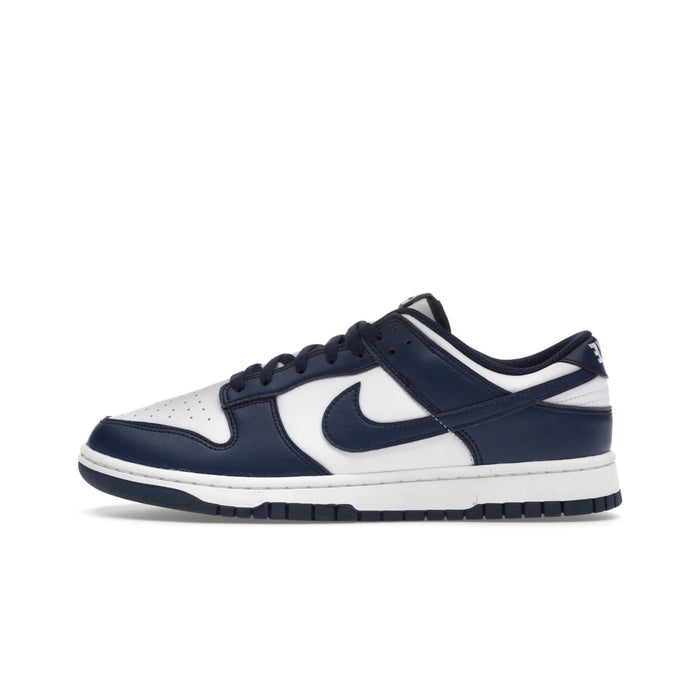 Nike Dunk Low White Midnight Navy