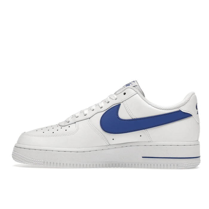 Nike Air Force 1 Low '07 FM Cut Out Swoosh White Game Royal