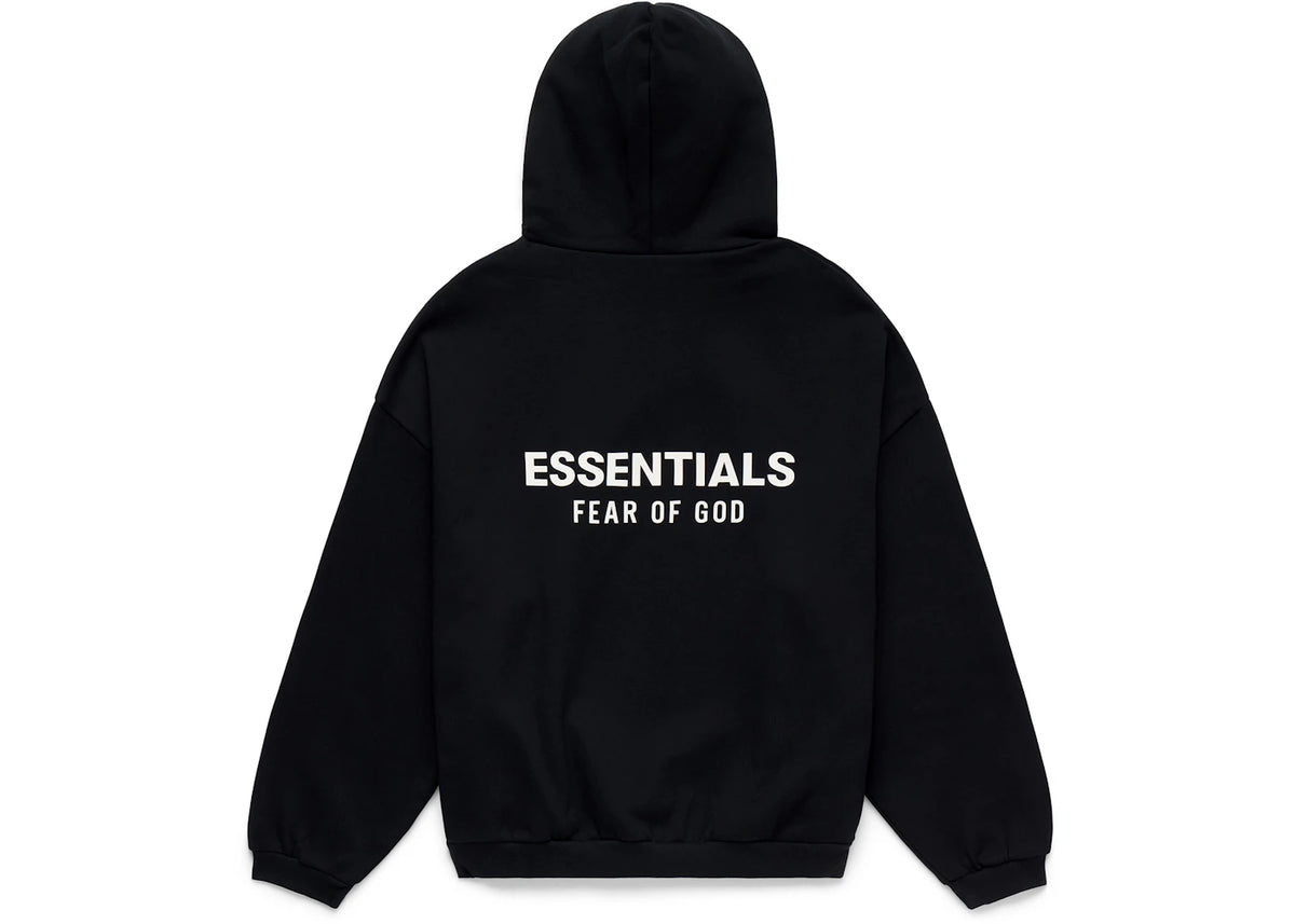 Fear of God Essentials Fleece Hoodie (FW24) Black
