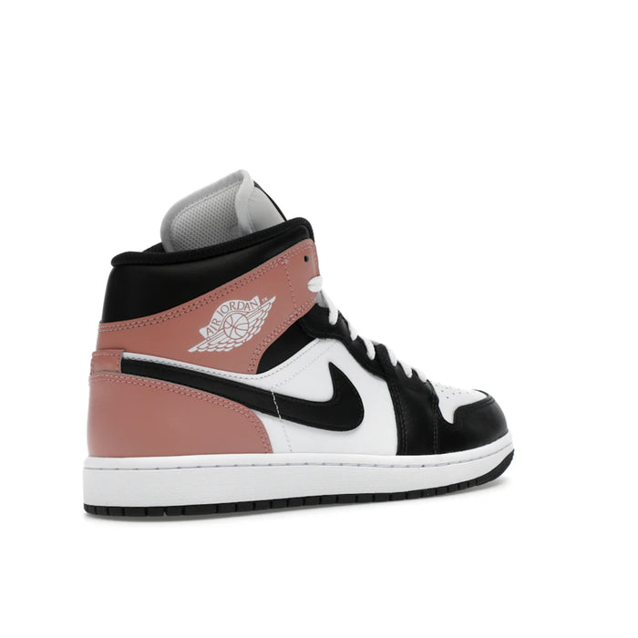 Jordan 1 Mid White Rust Pink Black