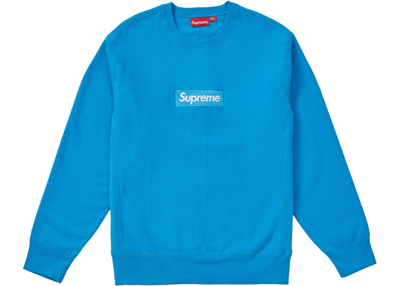 Supreme Box Logo Crewneck (FW18) Bright Royal