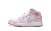 Jordan 1 Mid Pink Foam Fire Red (GS)