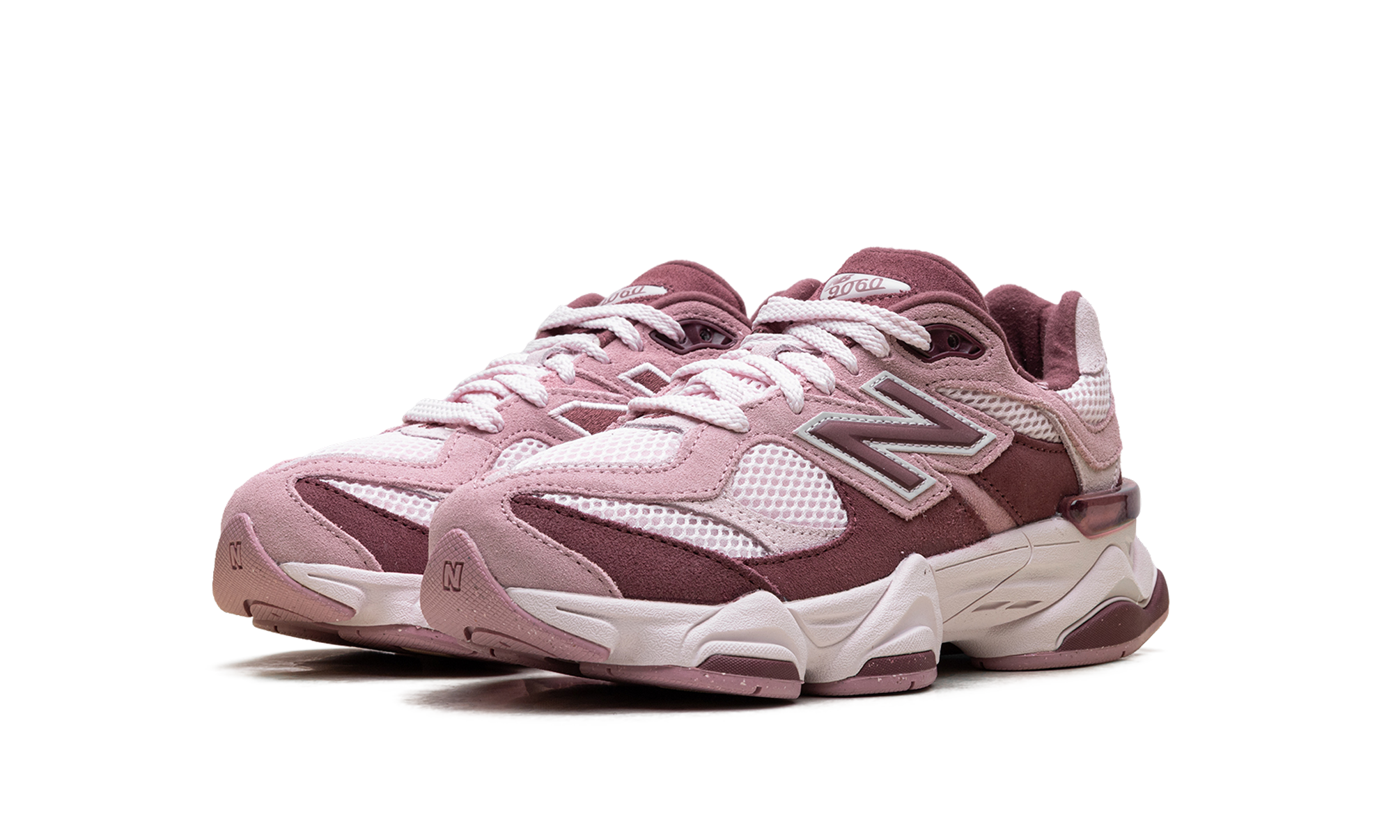 New Balance 9060 Pink Granite Washed Burgundy (GS)