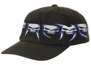 Supreme Skulls Spellout 6-Panel Black