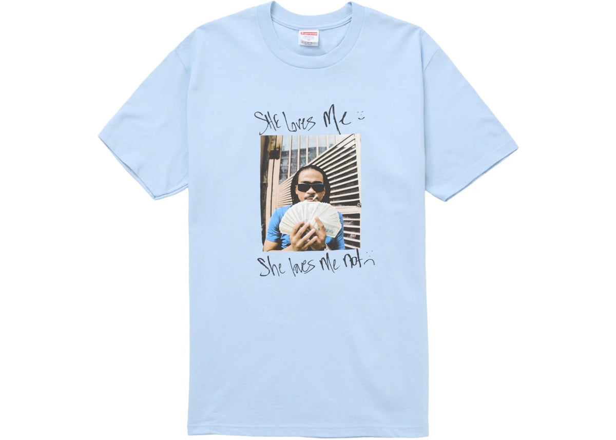 Supreme Max B Tee Powder Blue