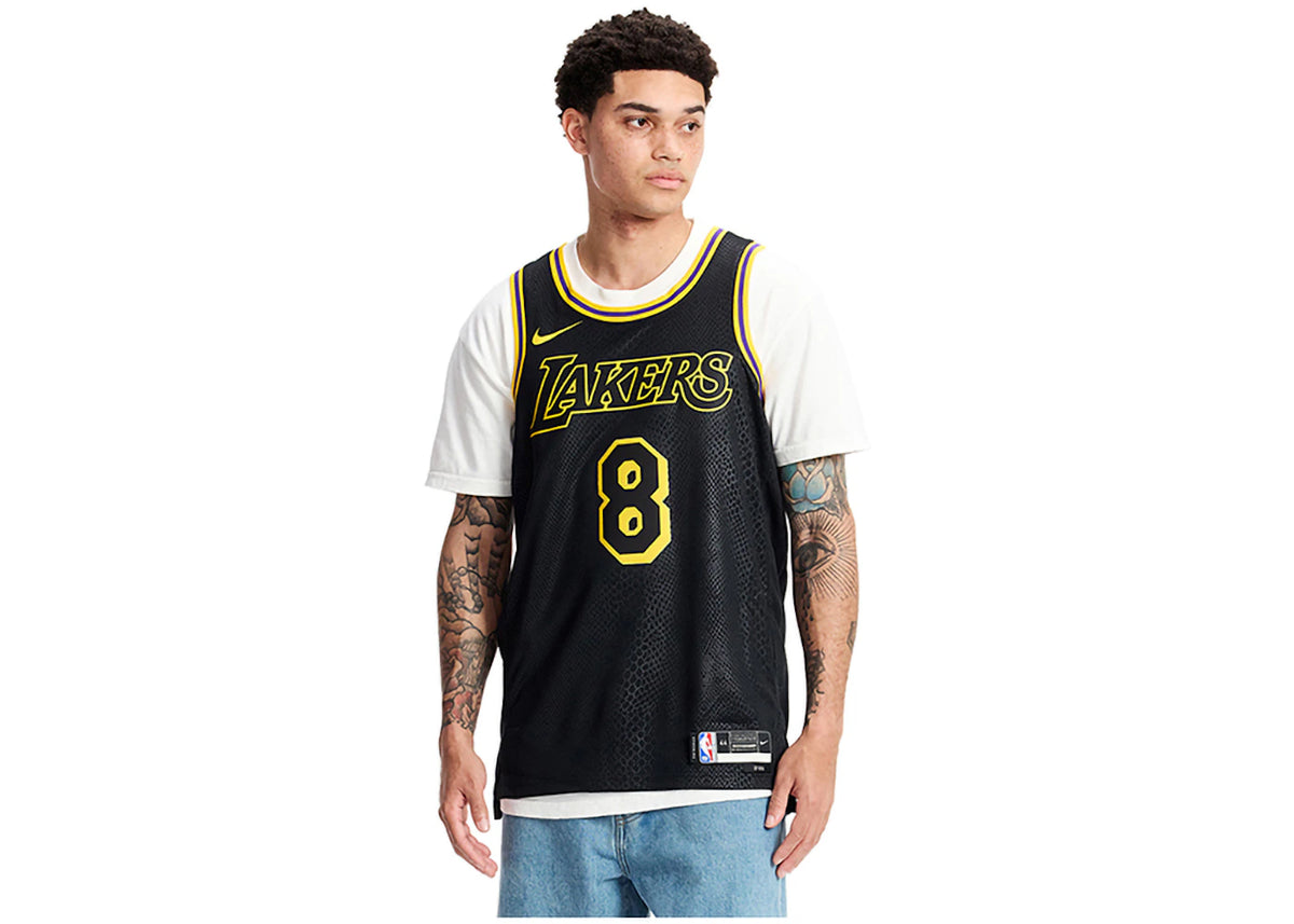 Nike Kobe Mamba Mentality Los Angeles Lakers City Edition Swingman Jersey (FW23) Black