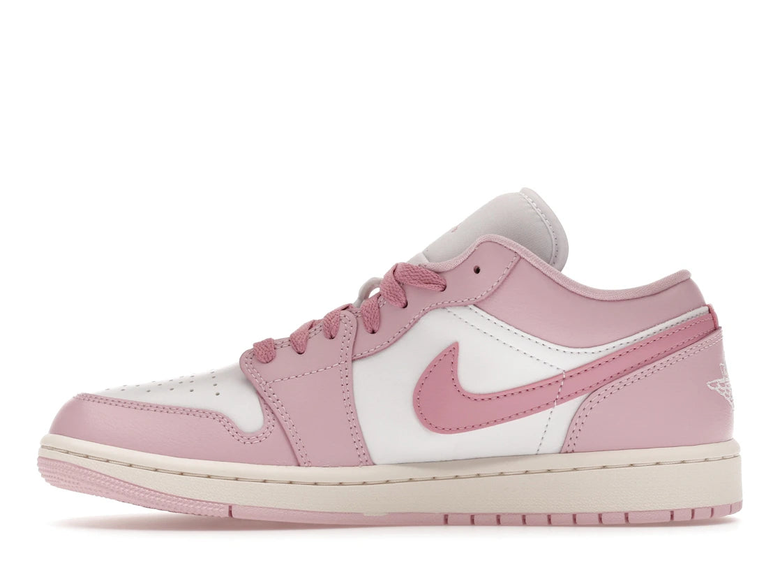 Jordan 1 Low Iced Carmine White (Women's)