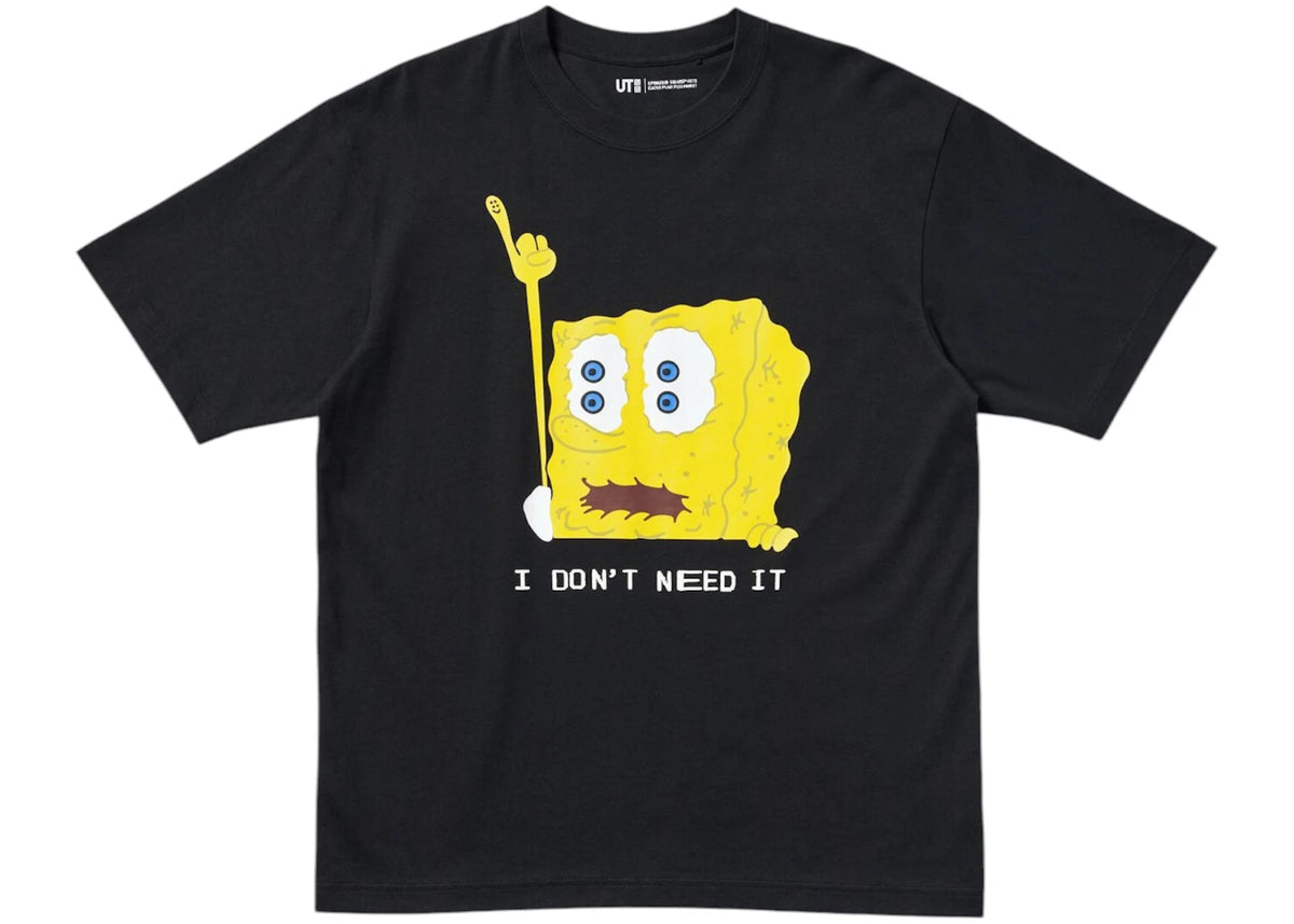 Uniqlo x CPFM Spongebob Squarepants UT Graphic T-Shirt Black