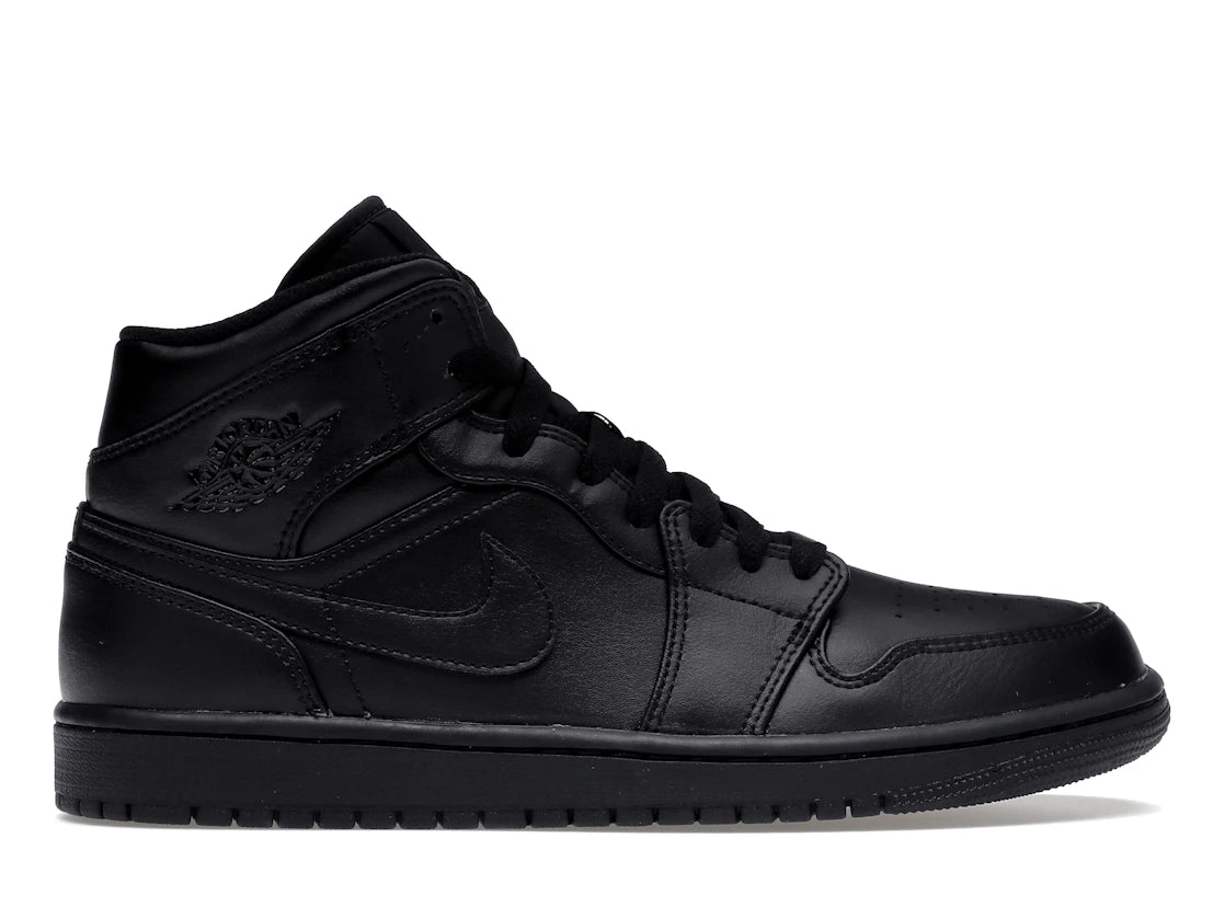 Jordan 1 Mid Triple Black (2022)