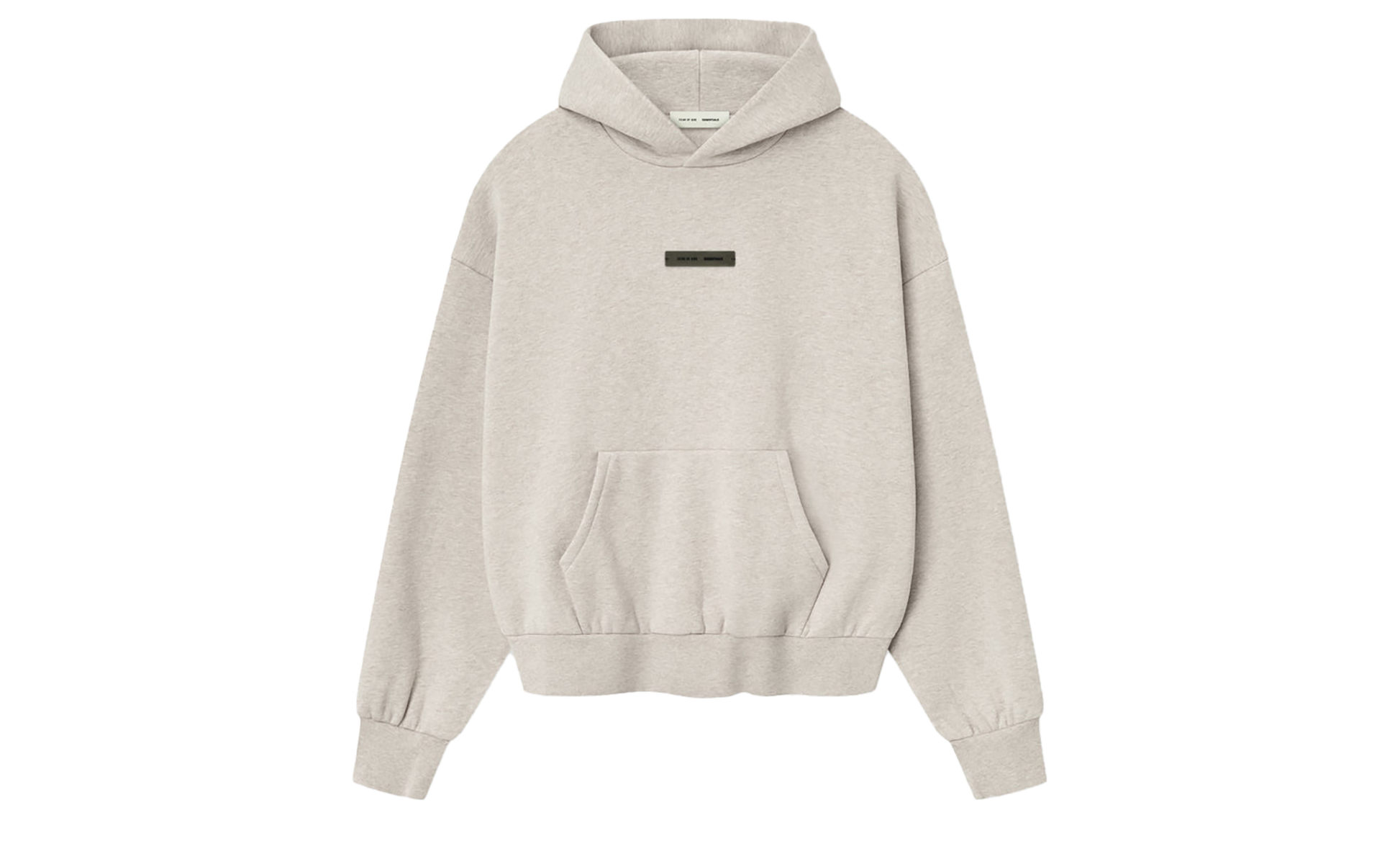 Fear of God Essentials Classic Fleece Hoodie Heather Stone