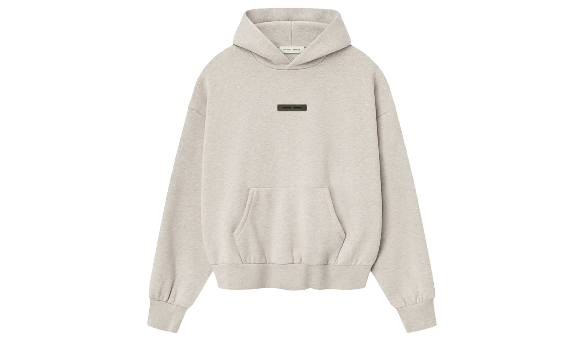Fear of God Essentials Classic Fleece Hoodie Heather Stone