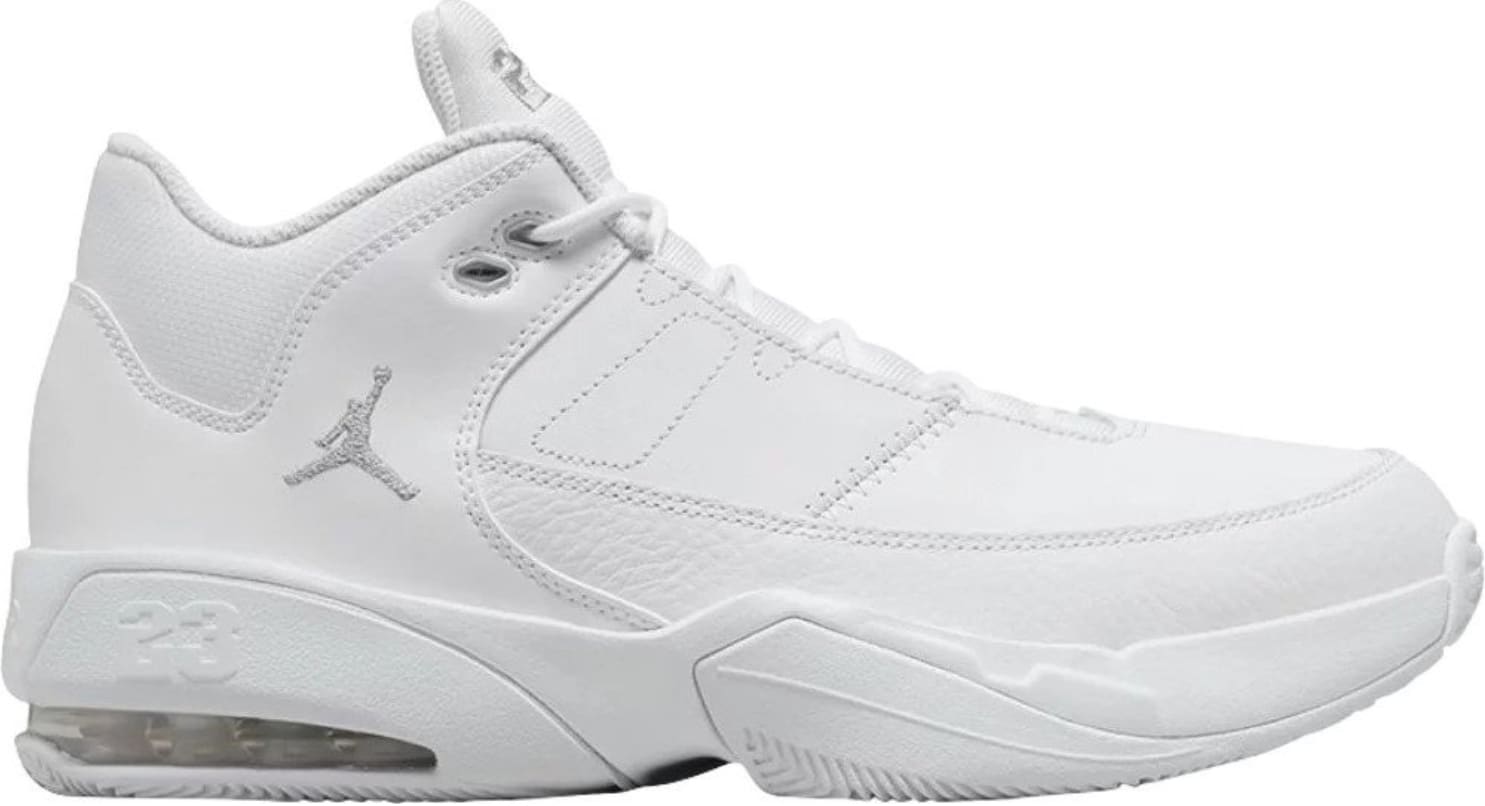 Jordan Max Aura 3 White Metallic Silver