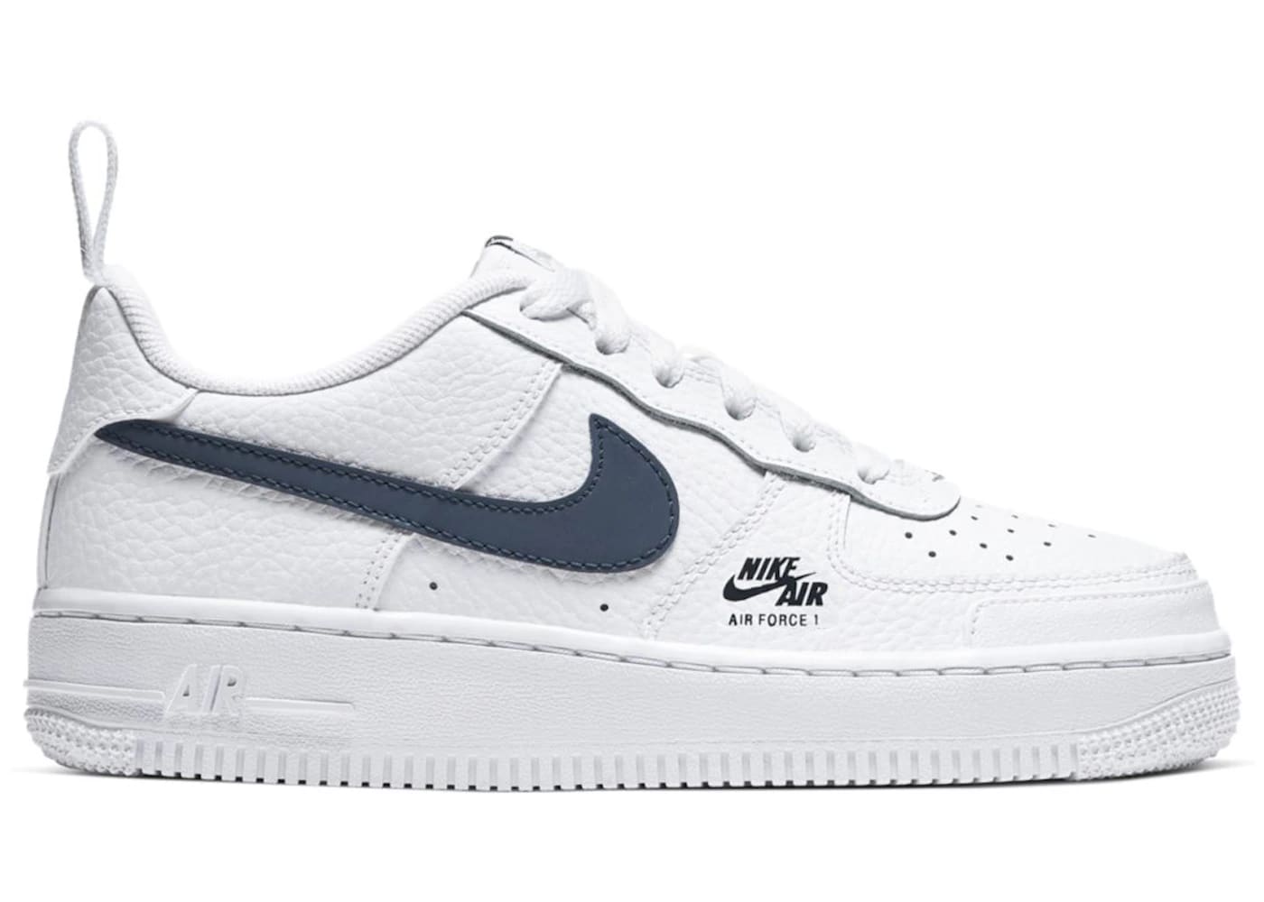 Nike Air Force 1 Low 07 White Obsidian (GS)