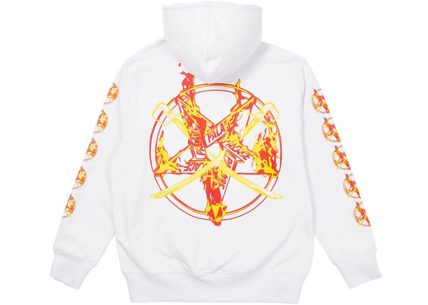 Palace Flamed Hood White