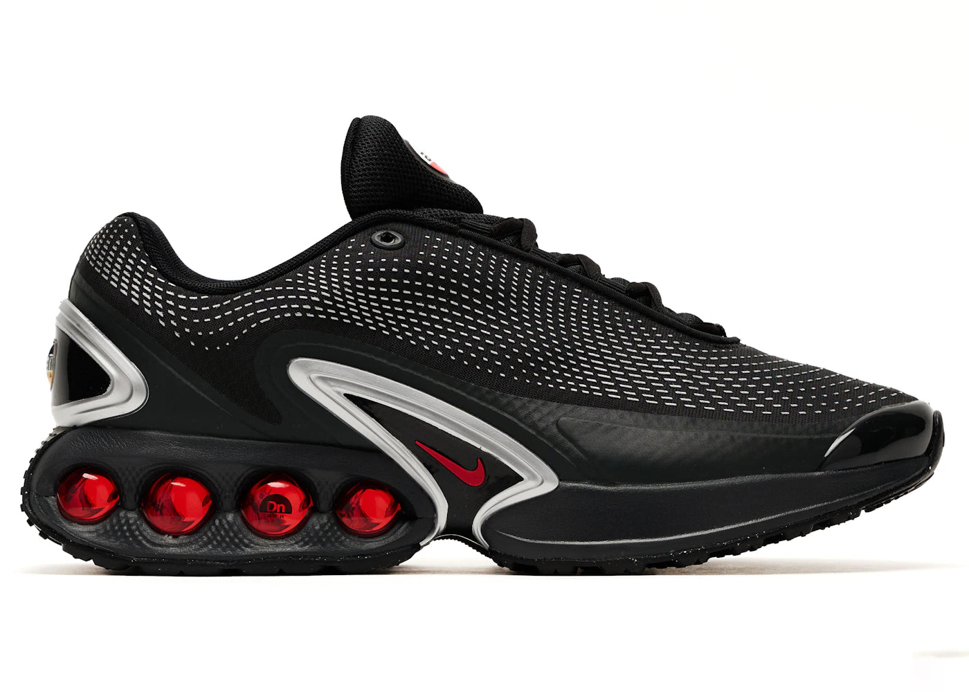 Nike Air Max Dn Black Metallic Silver Red