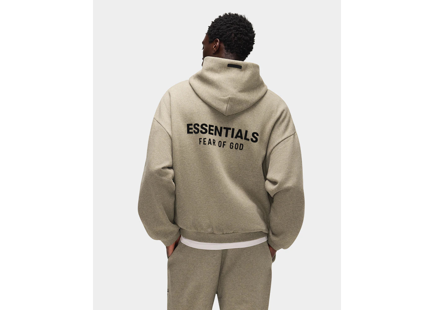 Fear of God Essentials Fleece Hoodie (FW24) Heather Gray