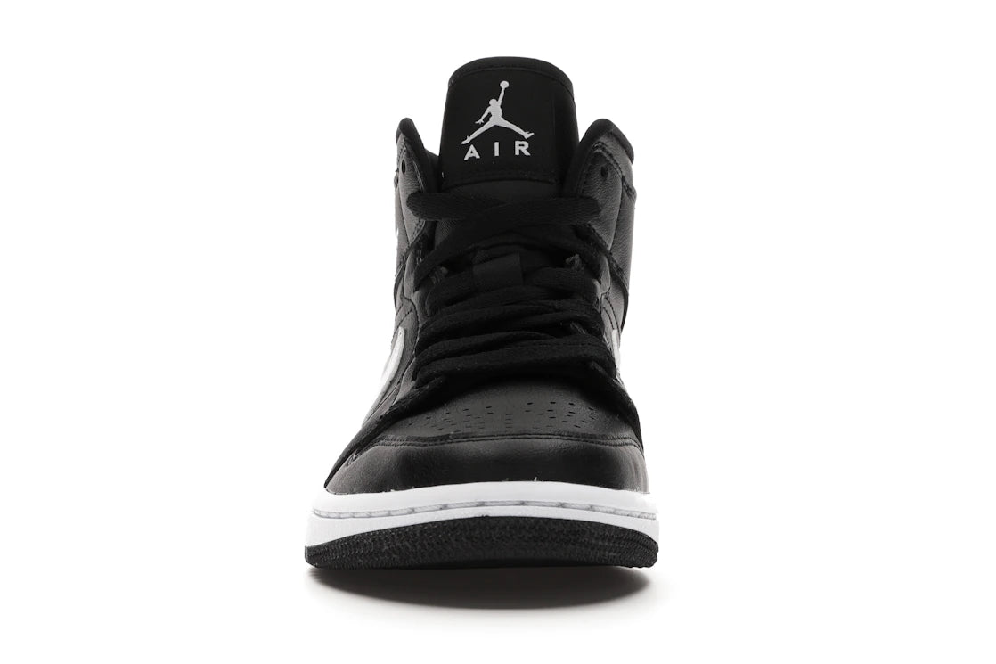 Jordan 1 Mid Black White (Women's)