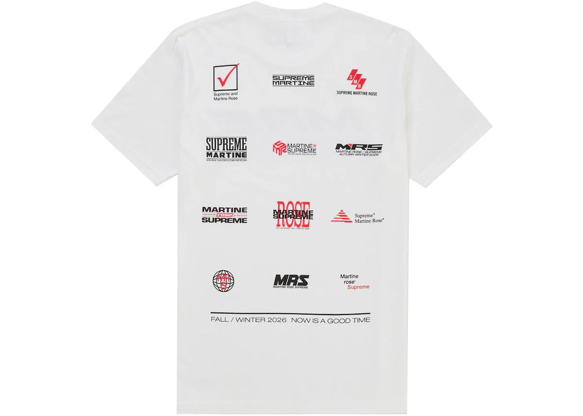 Supreme Martine Rose Now Tee White