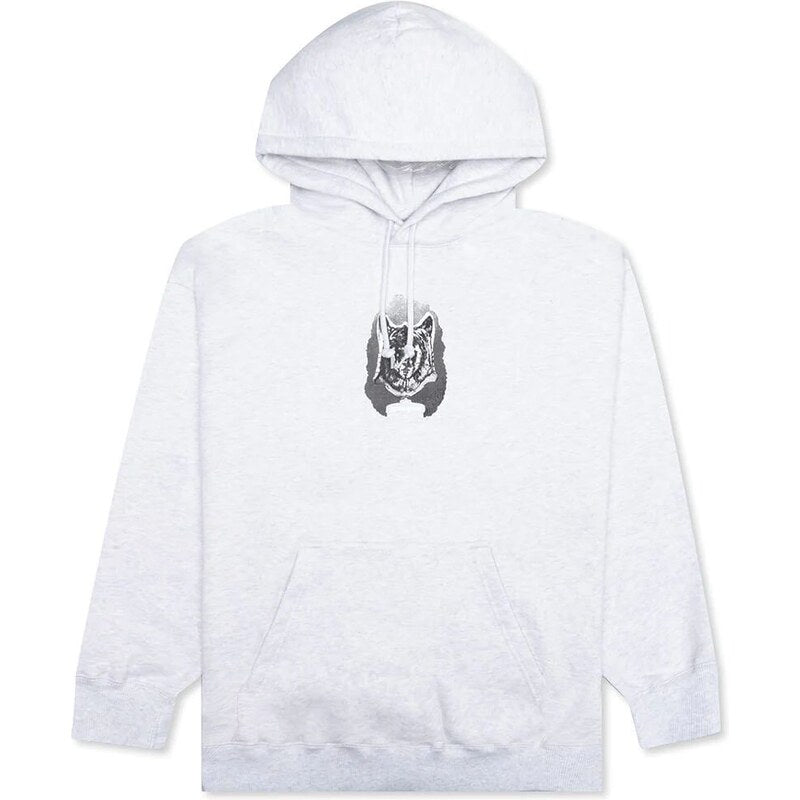 Fucking Awesome Cat Mask Hoodie Heather Grey