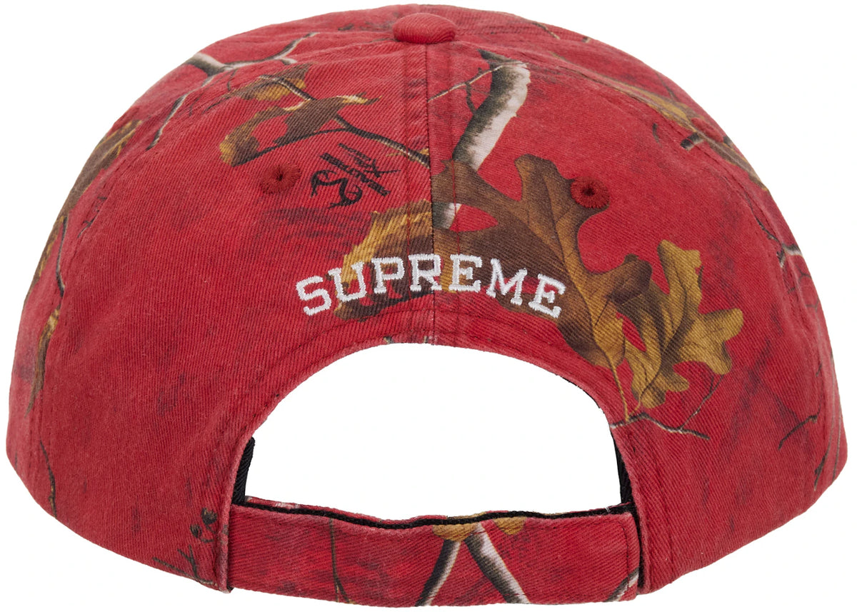 Supreme Bottle Opener 6-Panel Hat Red Camouflage