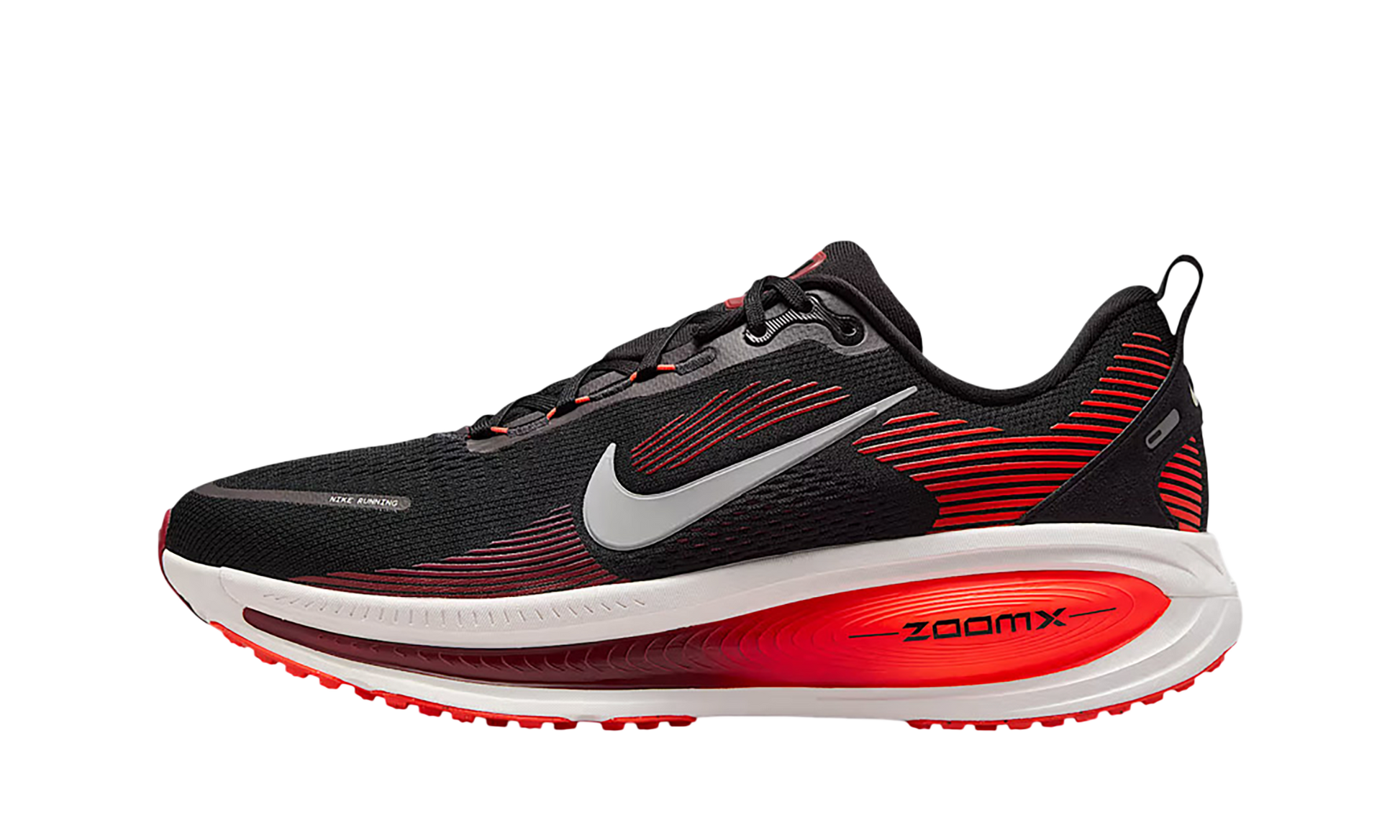 Nike Vomero 18 Black Bright Crimson Team Red Summit White
