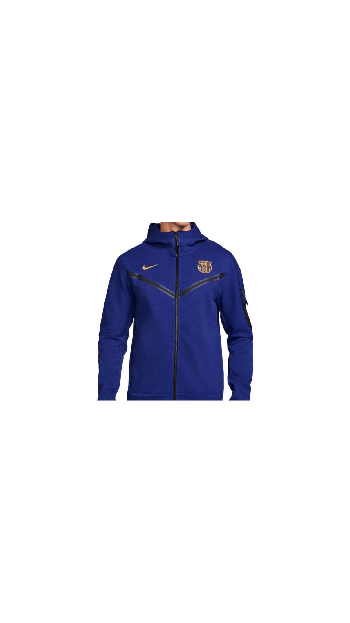 Nike F.C. Barcelona Tech Fleece Windrunner Football Full-Zip Hoodie