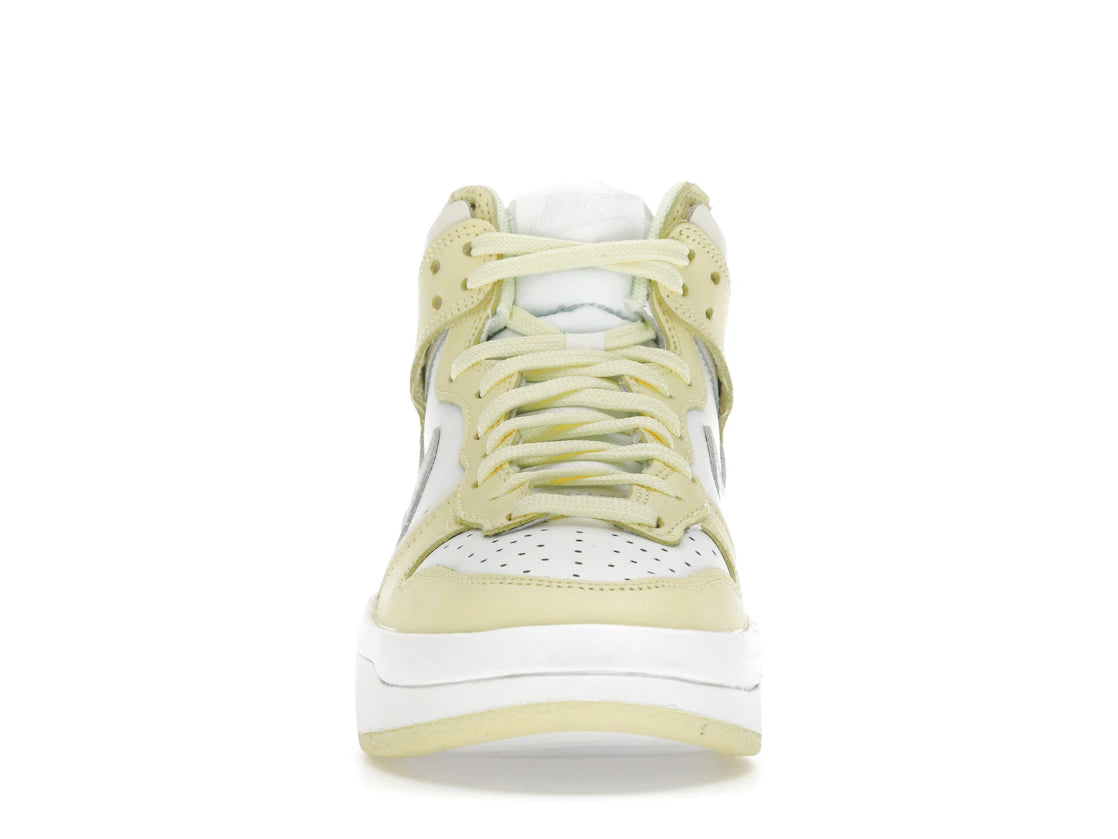 Nike Dunk High Up Light Lemon Yellow (Women's)