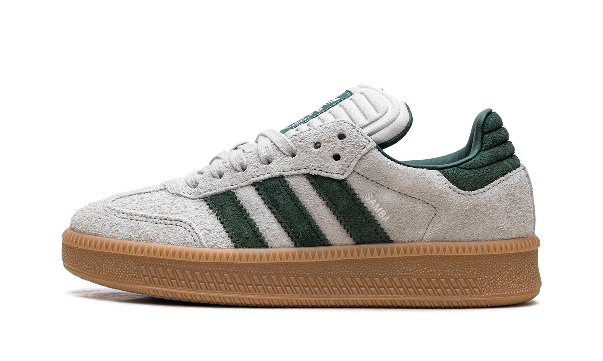 adidas Samba XLG Putty Grey Collegiate Green