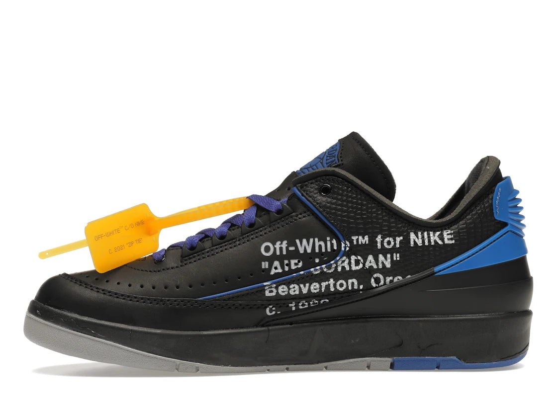 Jordan 2 Retro Low SP Off-White Black Blue