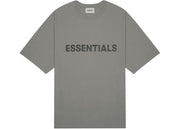 Fear of God Essentials Boxy T-Shirt Applique Logo Gray Flannel/Charcoal