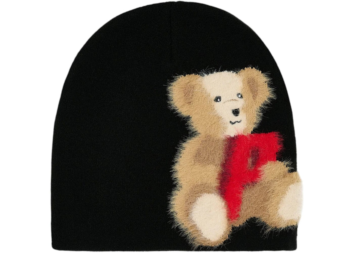 Palace P Bear Nein Cuff Beanie Black