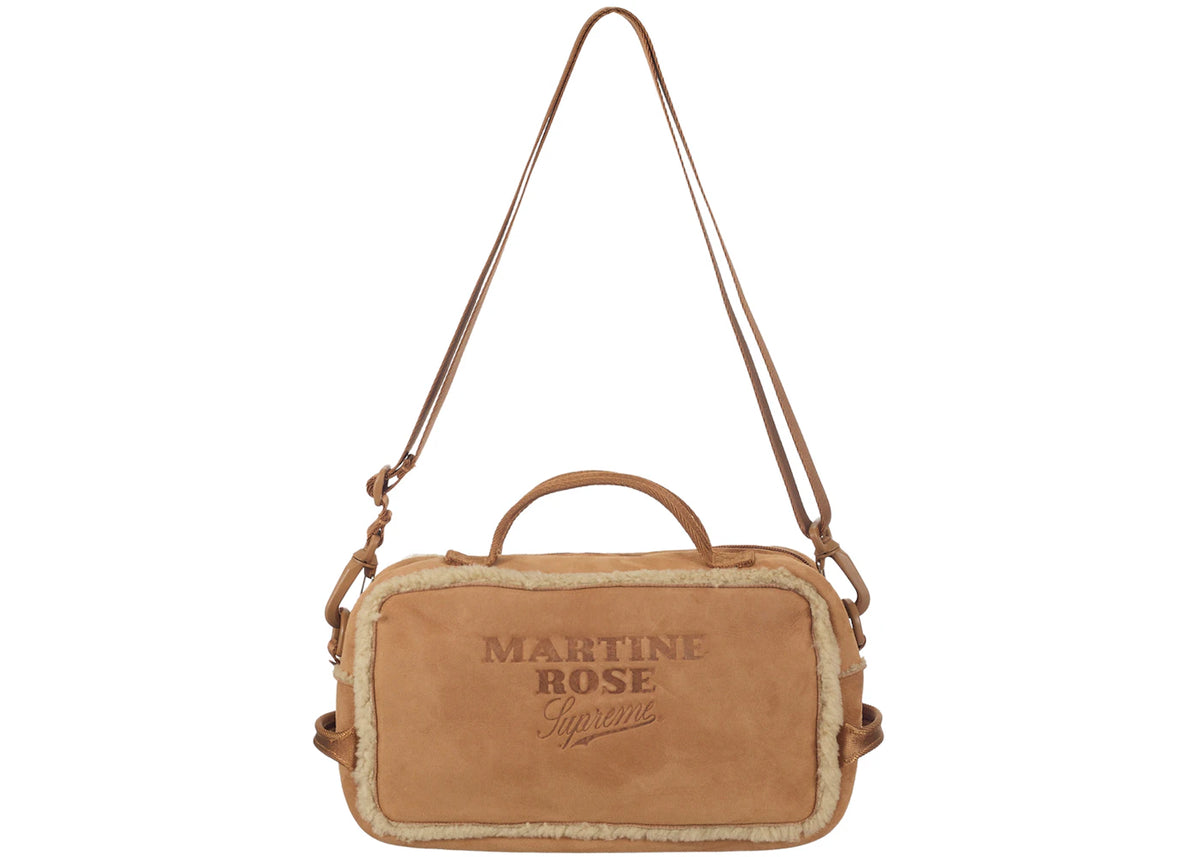 Supreme Martine Rose Shearling Mini Duffle Bag Brown