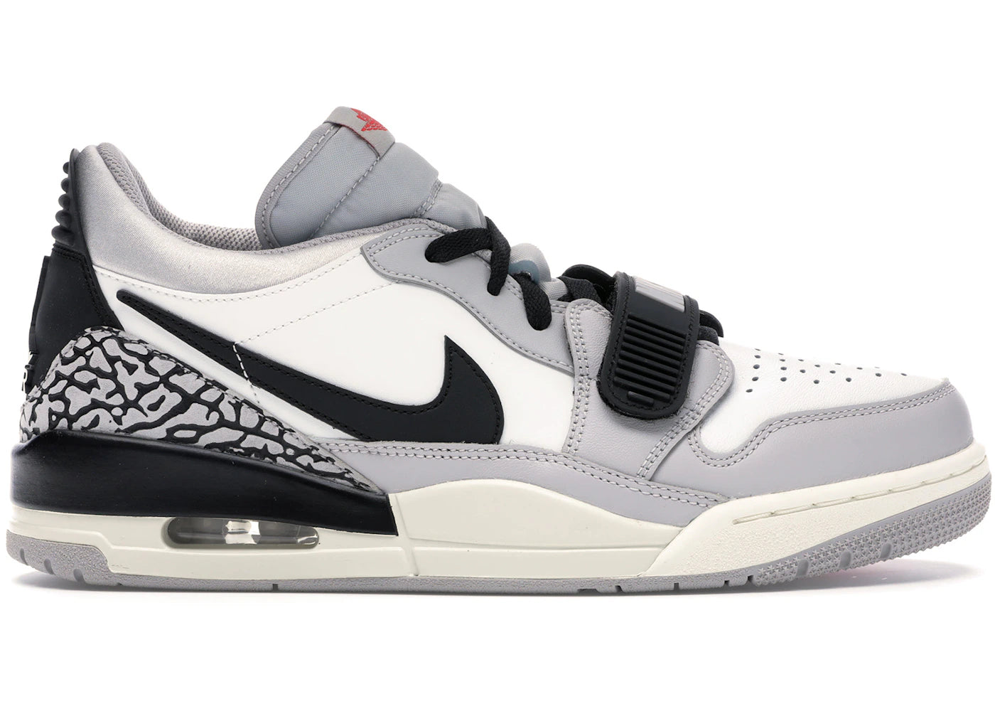 Jordan Legacy 312 Low Tech Grey Fire Red Black