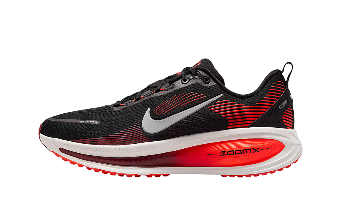Nike Vomero 18 Black Bright Crimson Team Red Summit White