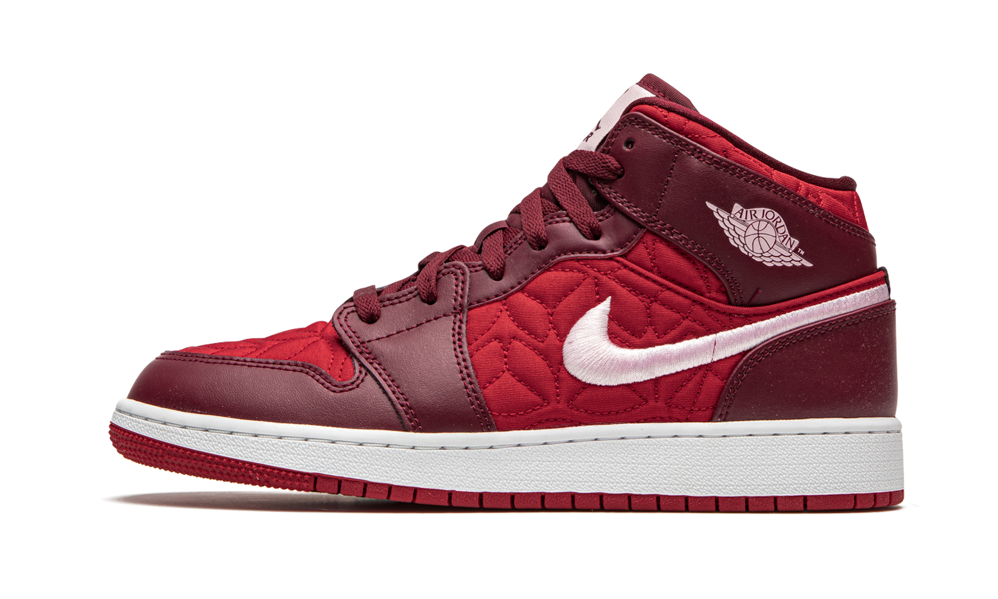 Jordan 1 Mid SE Red Quilt (GS)