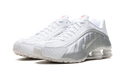 Nike Shox R4 White Bright Crimson Metallic Silver
