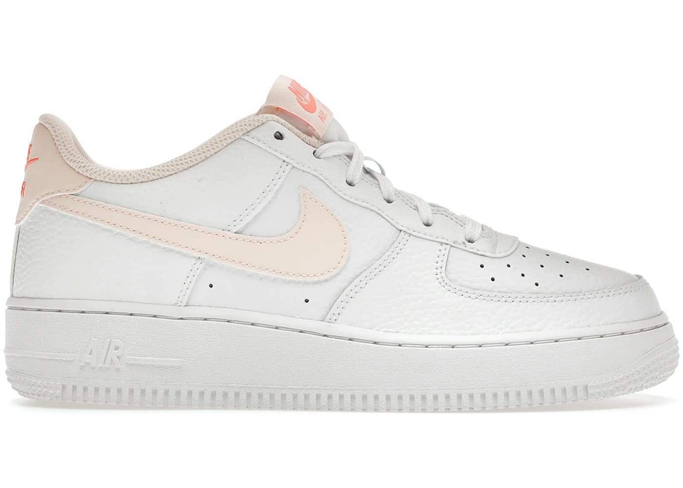 Nike Air Force 1 Low White Hyper Crimson (GS)