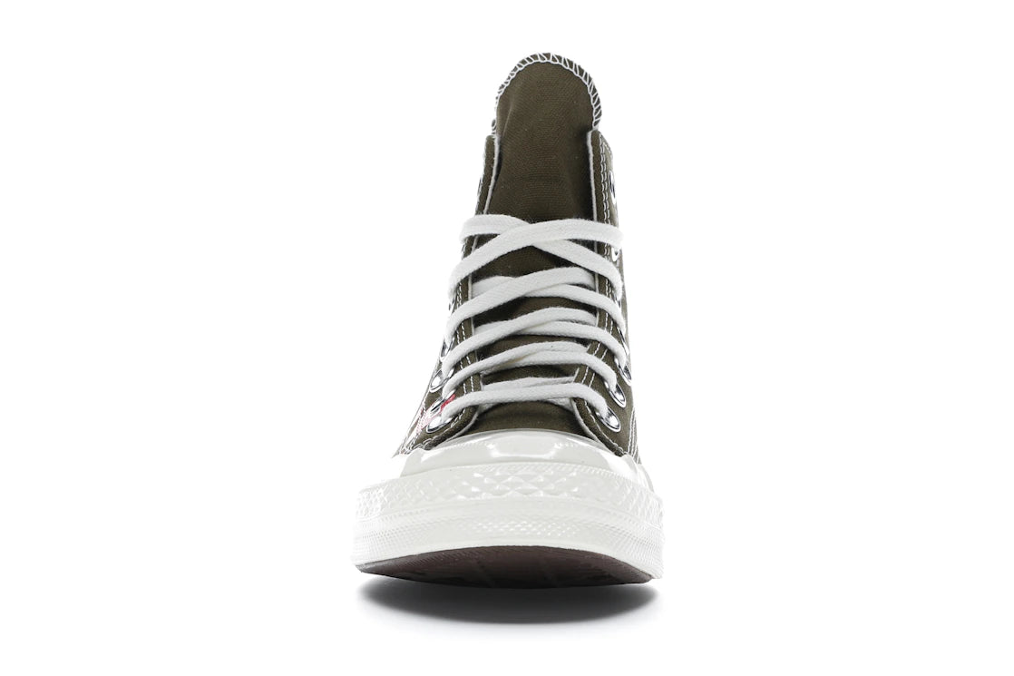 Converse Chuck Taylor All Star 70 Hi Comme des Garcons PLAY Multi-Heart Green