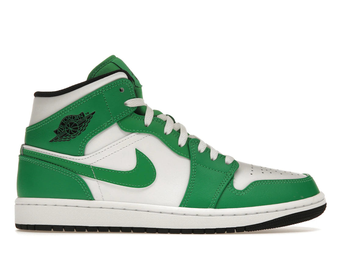 Jordan 1 Mid Lucky Green