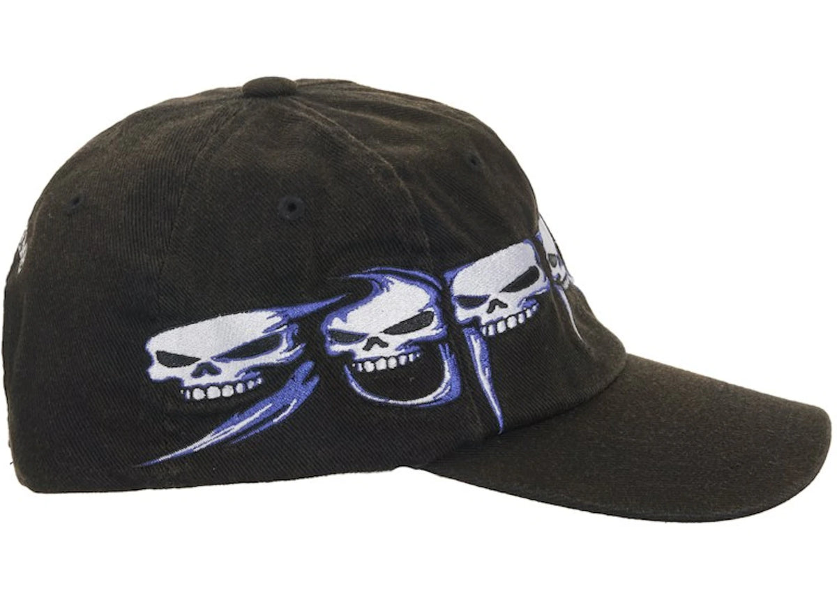 Supreme Skulls Spellout 6-Panel Black